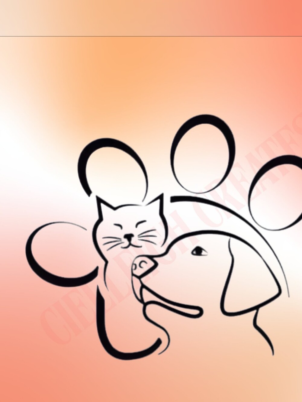 *2 for $20* Cat, Dog, paw print vinyl decal sticker Handcrafted